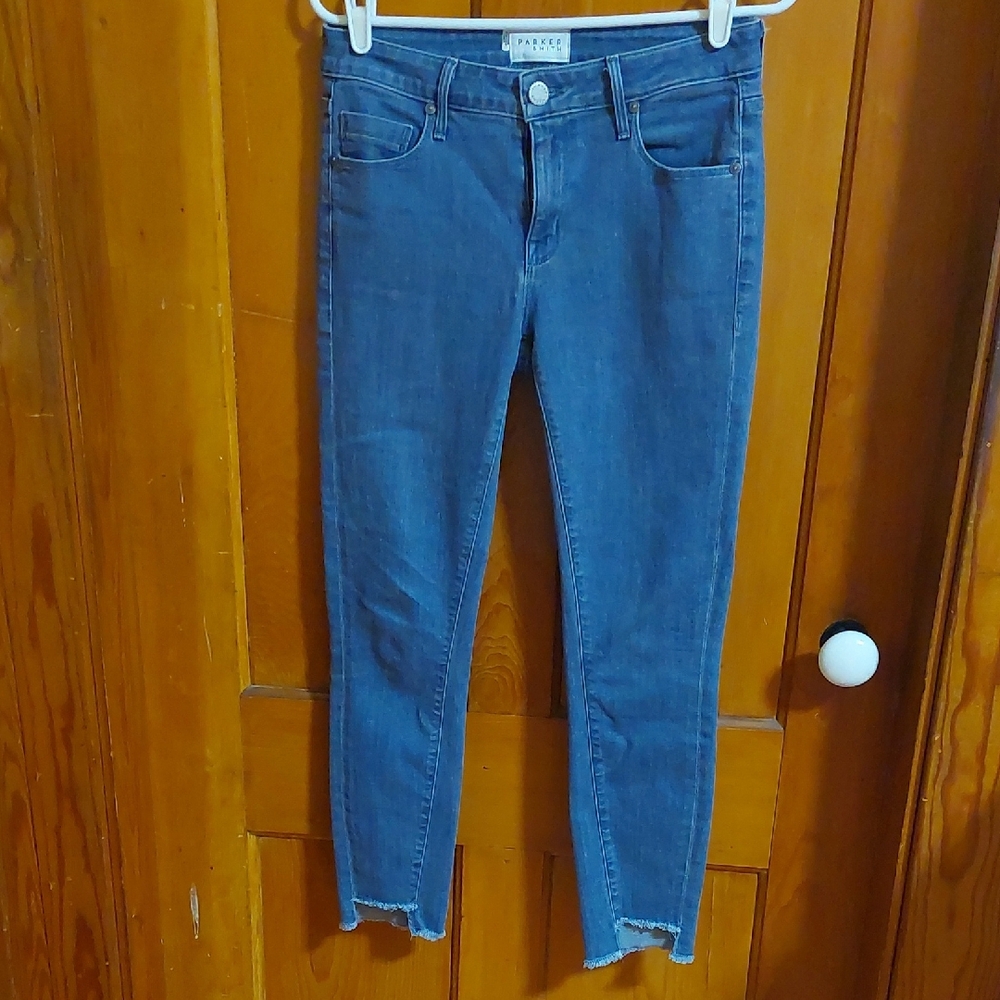 PARKER SMITH Ankle-Length Jeans in Classic Blue